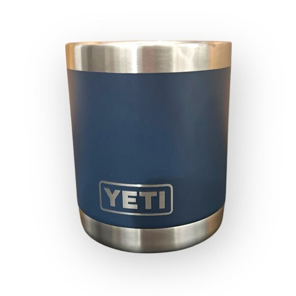 Yeti Rambler 10 Oz Stainless Steel Vacuum Insulated Tumbler Without Lid - Navy B - Picture 11 of 16